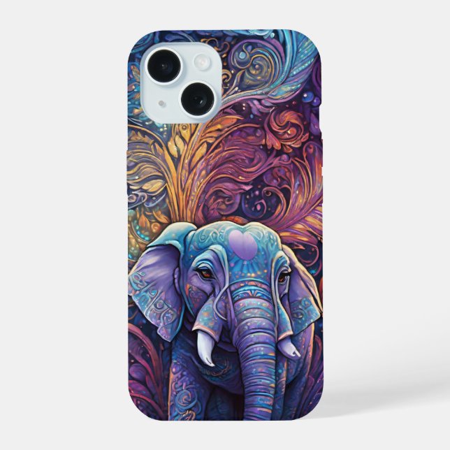 Elephant iPhone 15 Hülle (Rückseite)