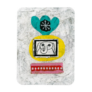 Elephant ist verkabelter Kühlschrank Magnet