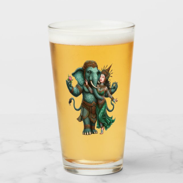 Elephant Jade Glass Tumbler (Vorne (Gefüllt))