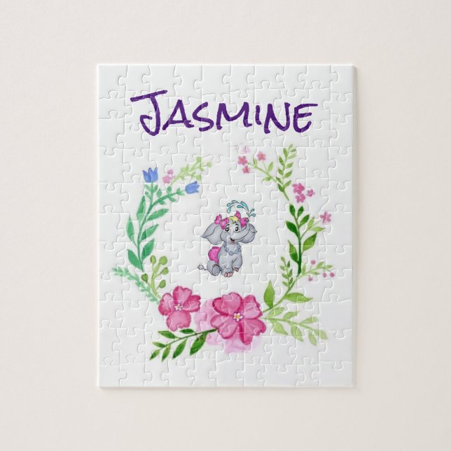 Elephant Jigsaw Puzzle (Vertikal)