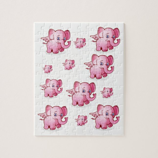 Elephant Jigsaw Puzzle (Vertikal)