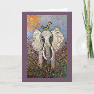 Elephant Joy Ride card Karte
