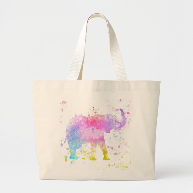 Elephant Jumbo Stoffbeutel (Vorne)