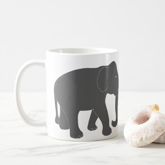 Elephant Kaffeetasse (Mit Donut)