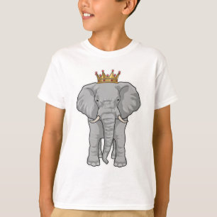 Elephant King Crown T-Shirt