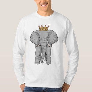 Elephant King Crown T-Shirt
