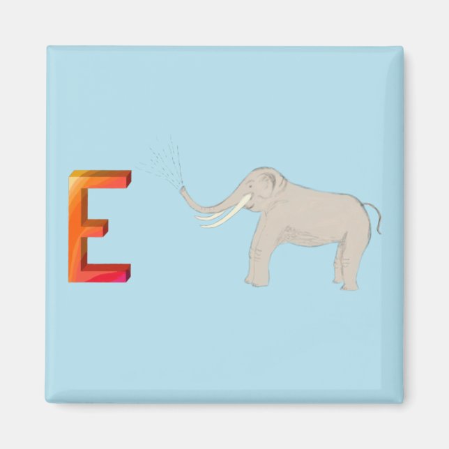Elephant Kühlschrankmagnet Magnet (Vorne)
