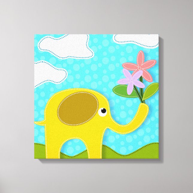 Elephant Leinwanddruck (Vorderseite)