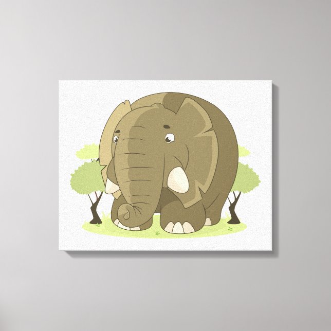 Elephant Leinwanddruck (Vorderseite)