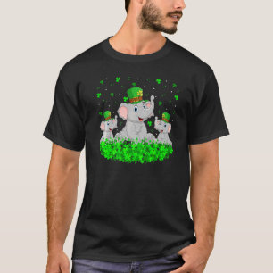 Elephant Leprechaun Hat Elephant St Patrick S Day T-Shirt