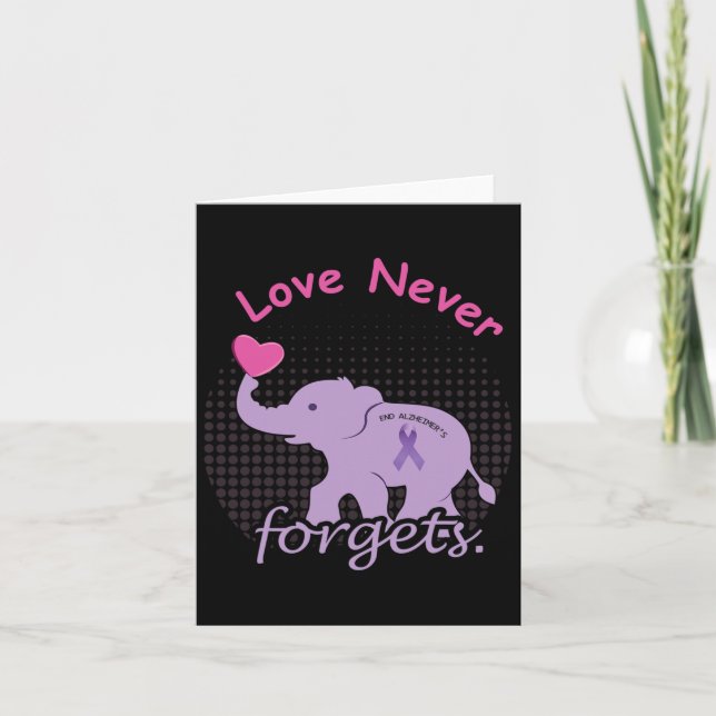 Elephant Liebe End Heimer End Heimerheimer Heimerh Karte (Vorderseite)