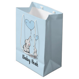 Elephant Liebe Gift Bag Mittlere Geschenktüte
