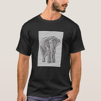 Elephant Liebe Lines für Elefanten T-Shirt