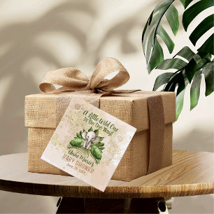 Elephant Little Wild One ist auf dem Weg Babydusch Geschenkanhänger