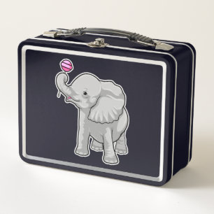 Elephant Lollipop Metall Brotdose