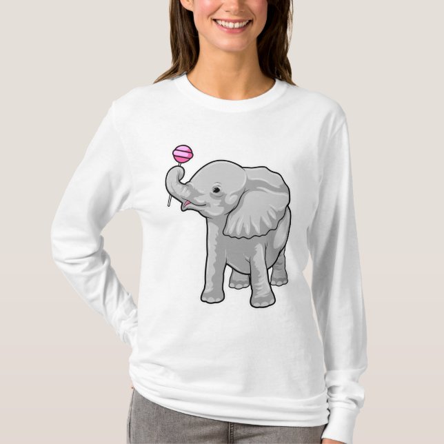 Elephant Lollipop T-Shirt (Vorderseite)