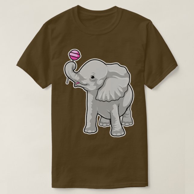 Elephant Lollipop T-Shirt (Design vorne)