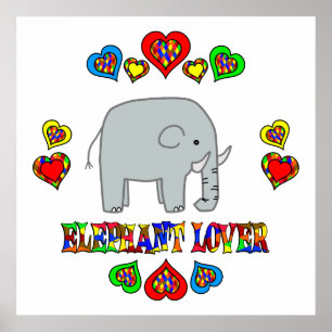 Elephant Lover Poster