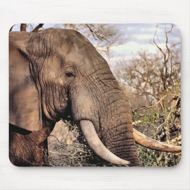 Elephant Lovers Art Mousepad (Vorne)
