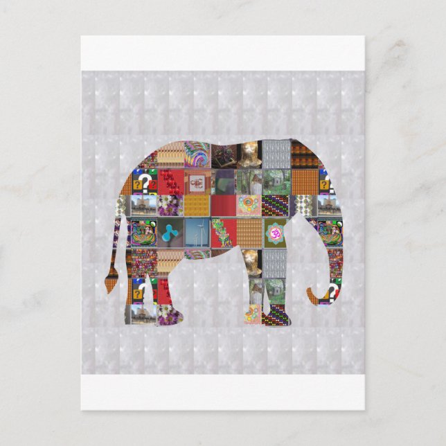 ELEPHANT LowPRICE GROUPcard GRANDcard NVN491 Postkarte (Vorderseite)