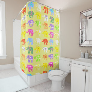 Elephant Lucky Duschvorhang