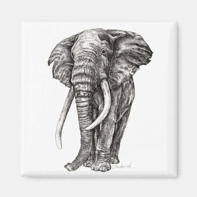 Elephant Magnet (Vorne)