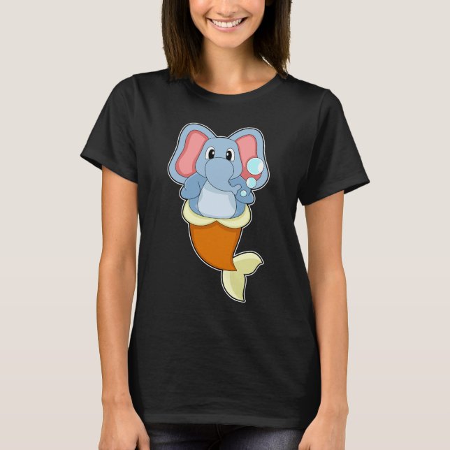 Elephant Mermaid T-Shirt (Vorderseite)