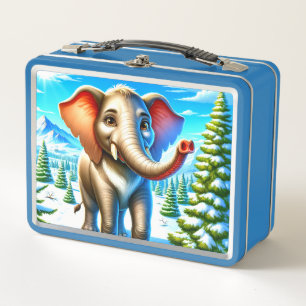 Elephant Metall Brotdose