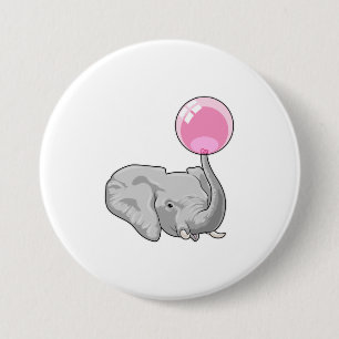 Elephant mit Balloon Button
