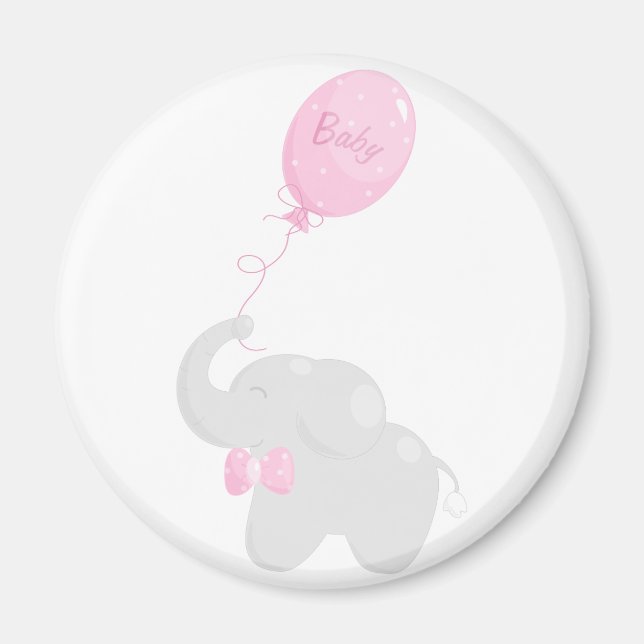 Elephant mit Balloon Magnet (Vorne)
