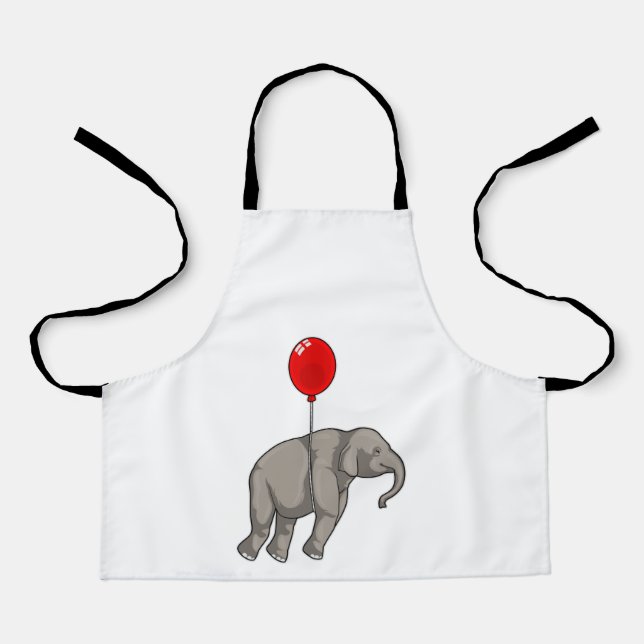 Elephant mit Balloon Schürze (Vorderseite)