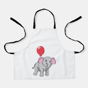 Elephant mit Balloon Schürze