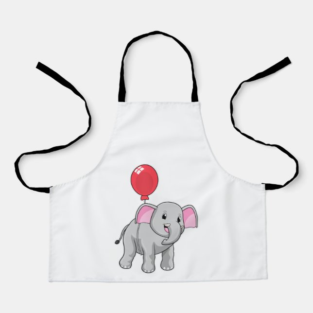 Elephant mit Balloon Schürze (Vorderseite)