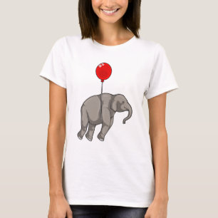 Elephant mit Balloon T-Shirt