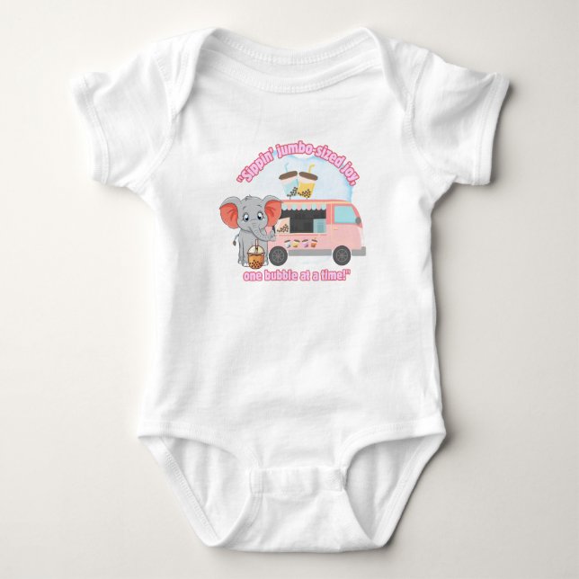 ELEPHANT MIT BOBA TEE (Vorderseite)