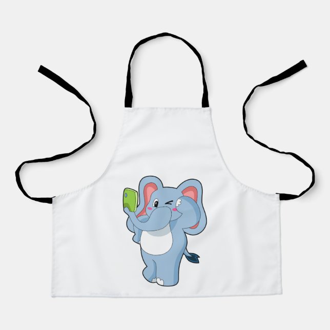 Elephant Mobile Schürze (Vorderseite)