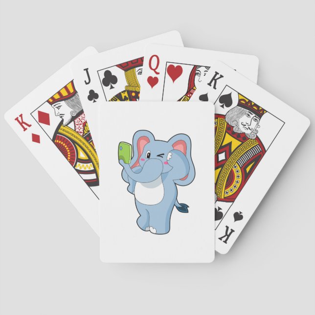 Elephant Mobile Spielkarten (Rückseite)