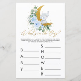 Elephant Moon Blue Floral Was ist in der Tasche Sp