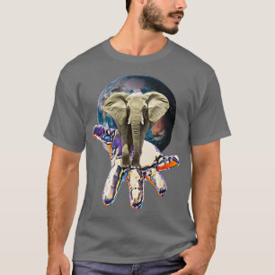 Elephant Motif afrikanische Tiere bunt Mammal Ele T-Shirt