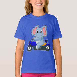Elephant Motorrad T-Shirt