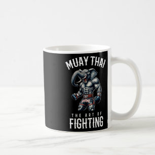 Elephant Muay Thai - Kickboxen und thailändischer  Kaffeetasse