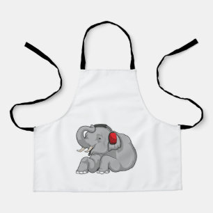 Elephant Music Headphone Schürze