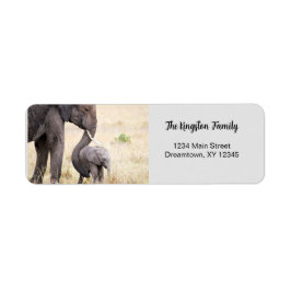 Elephant mütterlichere Liebe personalisierte Adres