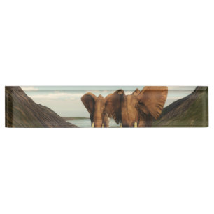 Elephant Namensplakette