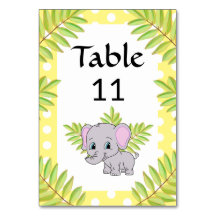 Elephant Niedlich Gender Neutral Theme Kinderdusch