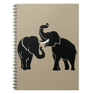 Elephant Notebook Custom Colors - Text Notizblock