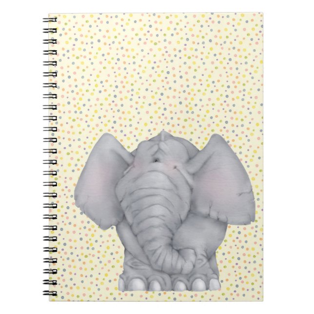 Elephant - Notebook Notizblock (Vorderseite)