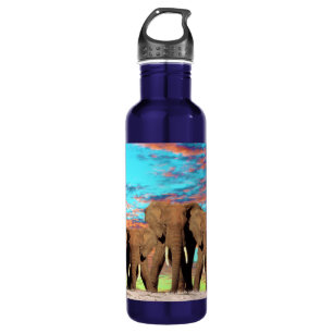 Elephant Opal Sunrise, Wasserflasche Edelstahlflasche