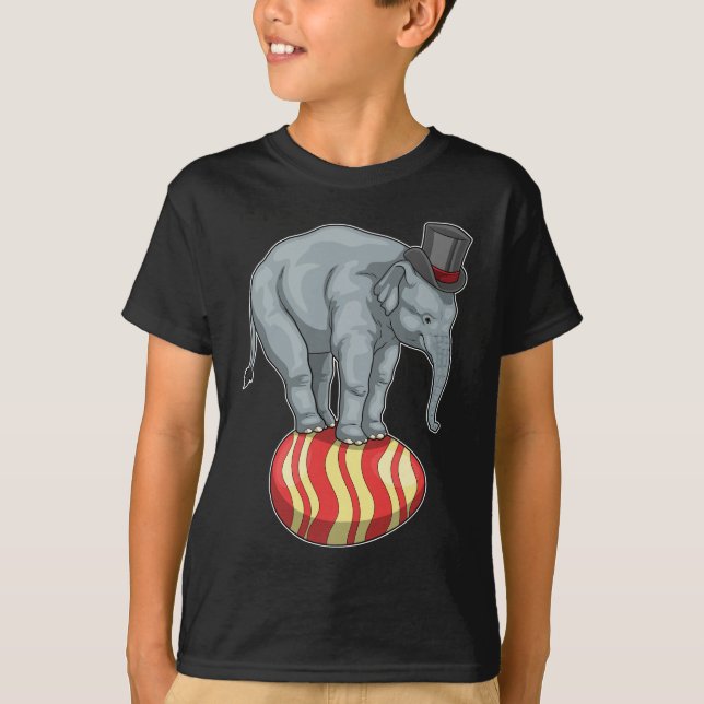 Elephant Ostereier Circus T-Shirt (Vorderseite)
