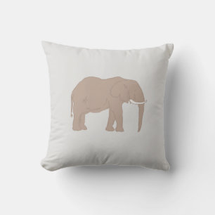 Elephant Painting Safari IllustrationThrow Kissen